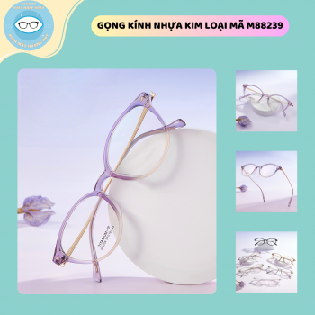 Gọng nhựa kim loại mã M88239